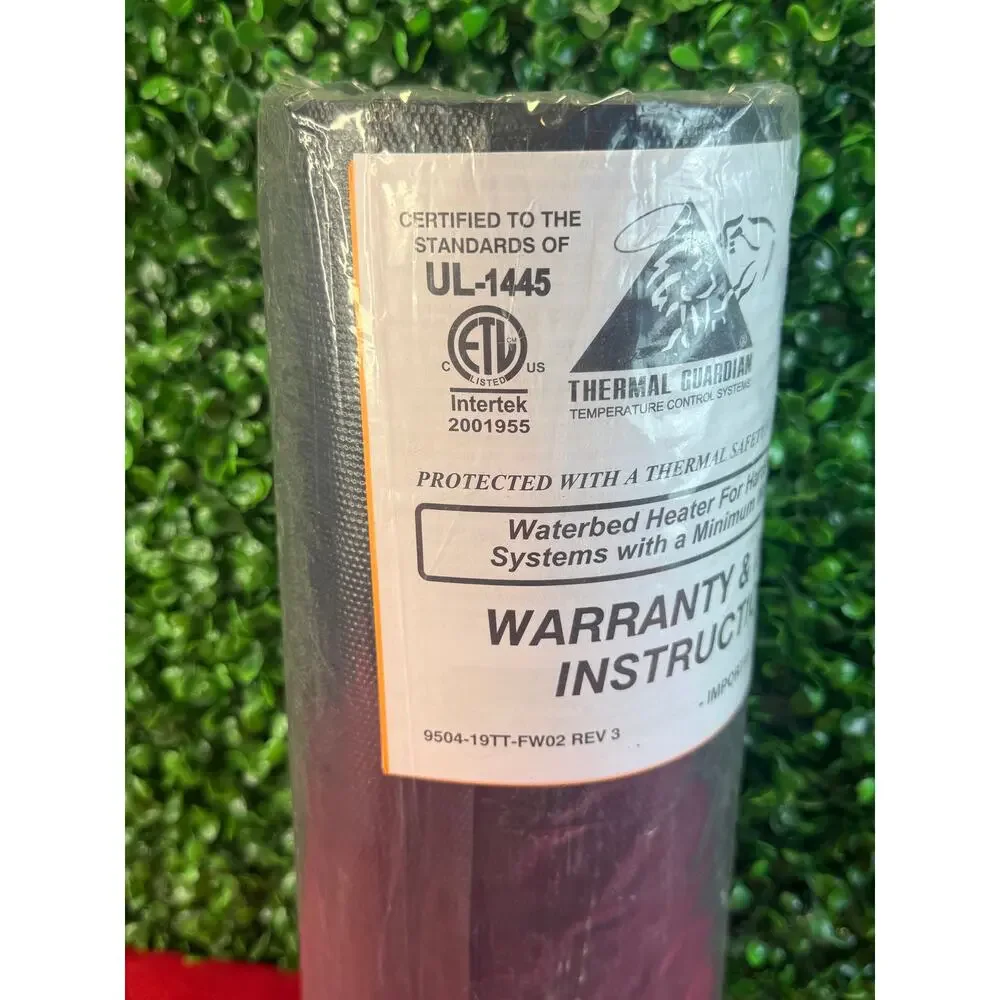 Thermal Guardian Hardside Waterbed Heater Pad & Control Unit Full Watt New
